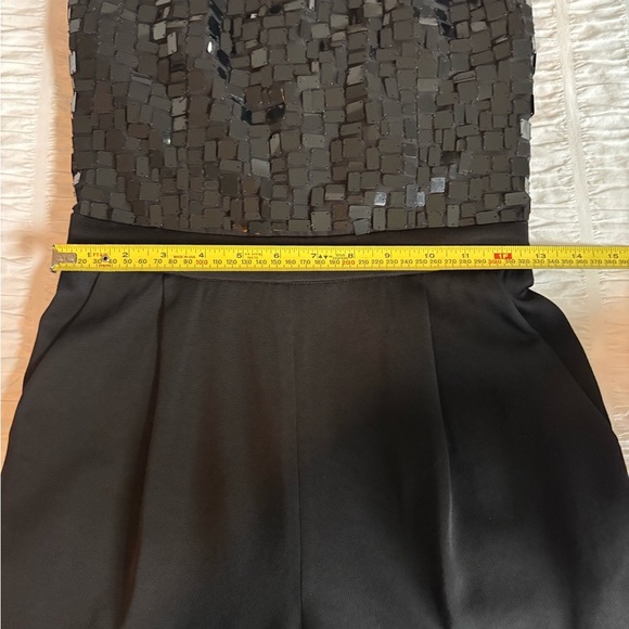 Black Alice + Olivia Sequin Jumpsuit - Picture 4 of 13